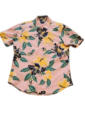Polo Ralph Lauren Floral Button-down Short Sleeve Shirt (M Size SP Classic Fit)